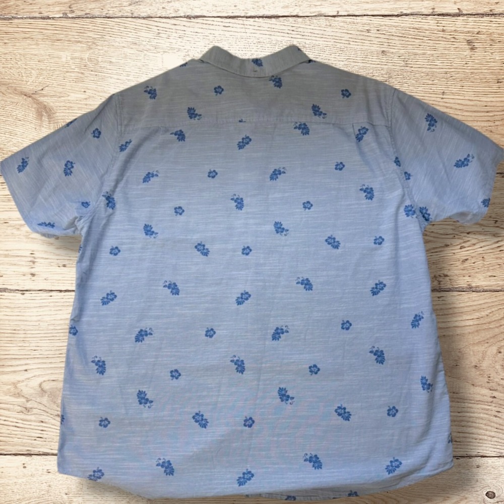 Hurley Mens One‎ and Only Lido Stretch Short Sleeve Shirt NWT - XXL - Blue - Picture 5 of 10